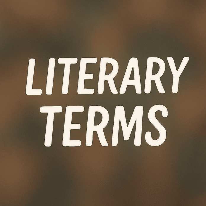 Literary Terms Literary Terms