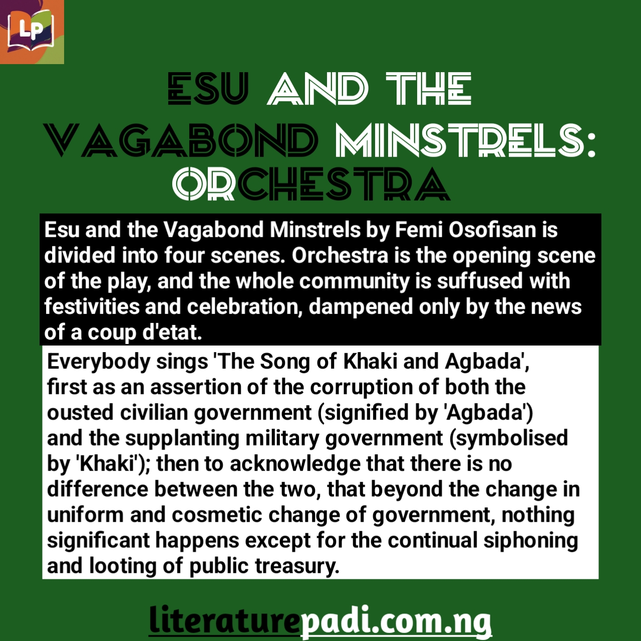 Orchestra | Esu and the Vagabond Minstrels